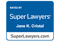 Rated by Super Lawyers Jane K. Cristal SuperLawyers.com